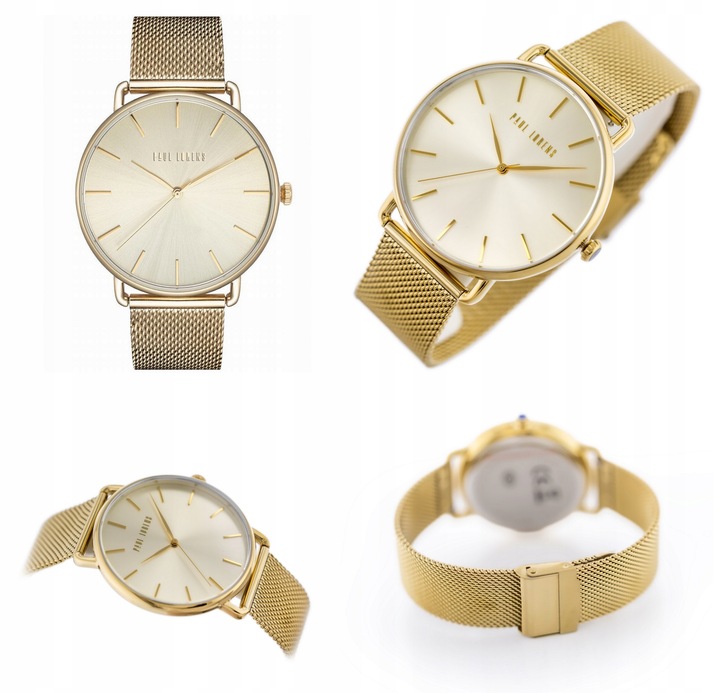 ZEGAREK DAMSKI PAUL LORENS RONDA złoty klasyczny +BOX +GRAWER