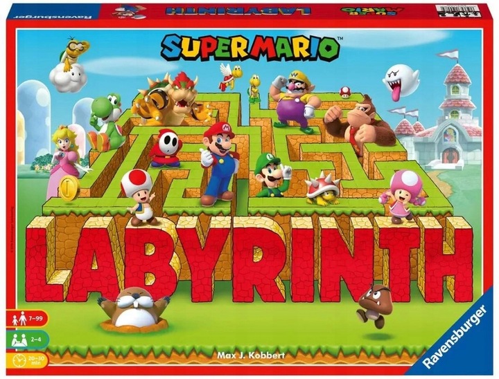 Gra Planszowa Labyrinth Super Mario Ravensburger Labirynt