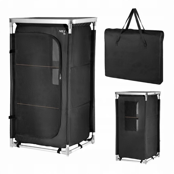 Szafka Turystyczna Kempingowa Składana z Blatem NILS Kuchenna Walizka