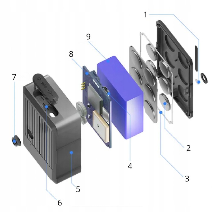 LOKALIZATOR GPS 4G MAGNES DO POJAZDÓW ROWERU AUTA SAMOCHODU BEZ ABONAMENTU
