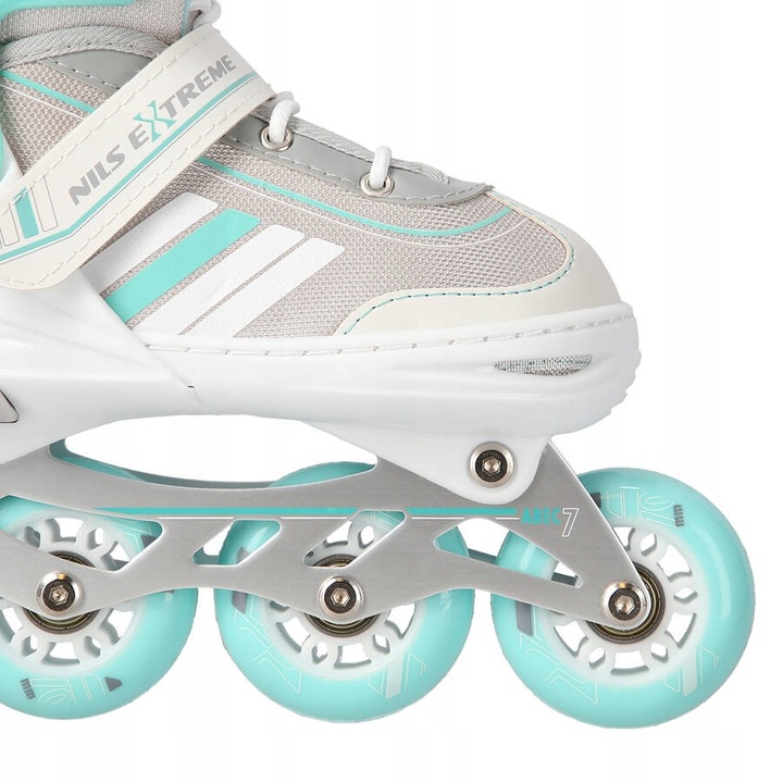 NILS 2w1 Łyżworolki Rolki Regulowane Łyżwy Hokejowe Damskie
