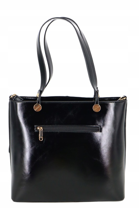 Torebka damska klasyczna teczka duża A4 wiele kieszeni wielozadaniowa