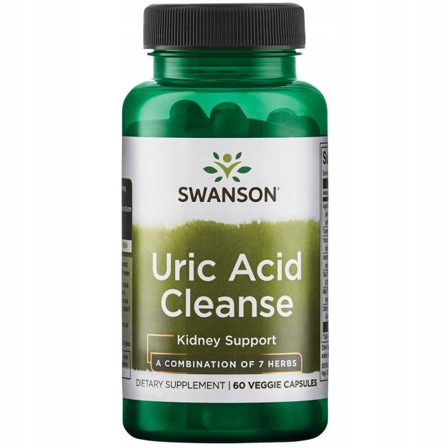 Swanson Uric Acid Cleanse 60 k WĄTROBA KURKUMA