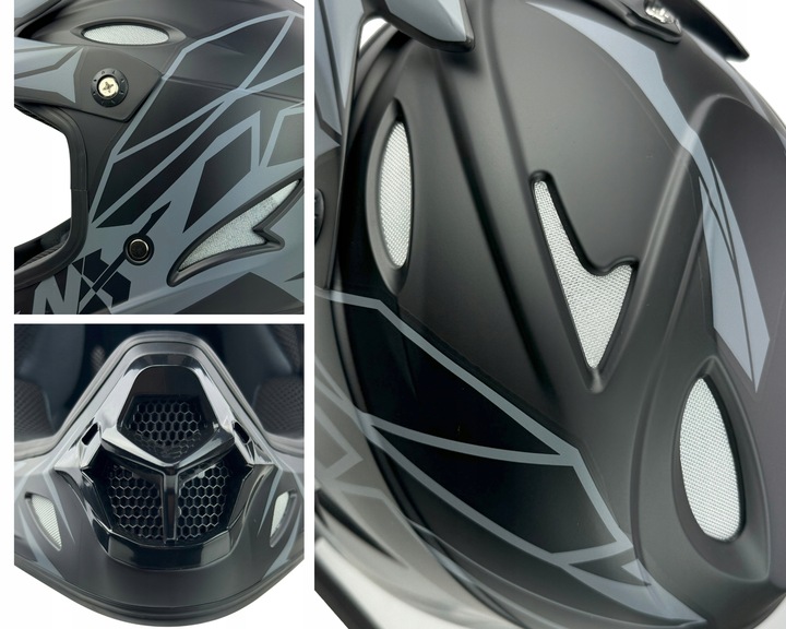 ZESTAW NX KASK + GOGLE DOWNHILL NX EXTREME r.M |KASK ROWEROWY |900g LEKKI