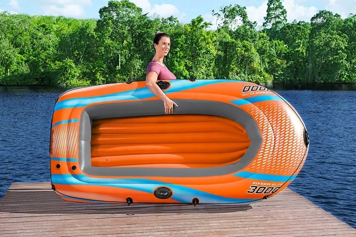 PONTON KAJAK POMPOWANY Kondor 3000 Raft Set WIOSŁA POMPKA BESTWAY