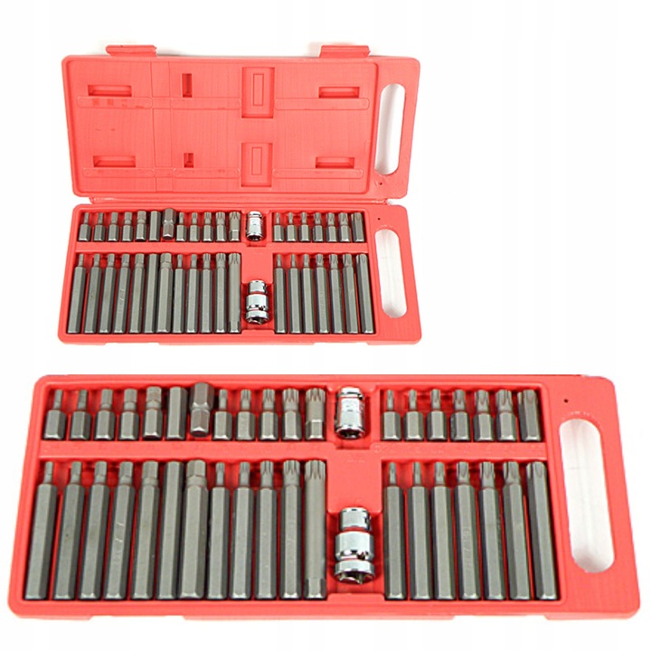 KOMPLET ZESTAW BITÓW TORX HEX SPLINE 40 ELEMENTÓW S10631