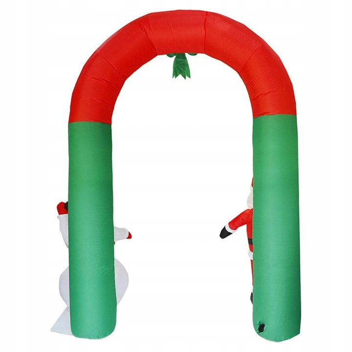 250x200cm MIKOŁAJ BAŁWAN DMUCHANY BRAMKA ŚWIĄTECZKA NADMMUCHIWANA LED