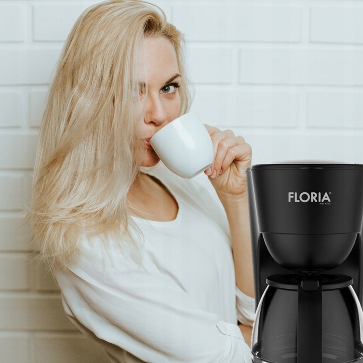 EKSPRES PRZELEWOWY 12 FILIŻANEK 1,25L CZARNY 600W