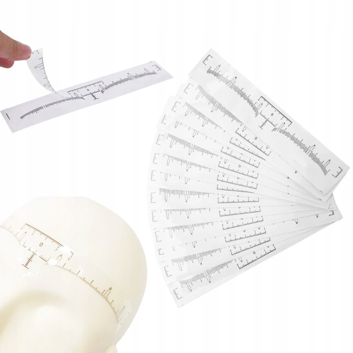 Jednorazowa samoprzylepna miarka linijka do brwi Prima Derma