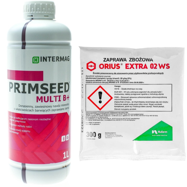 ORIUS EXTRA 02 WS 300G ZAPRAWA GRZYBOBÓJCZA + PRIMSEED 1L NAWÓZ DONASIENNY