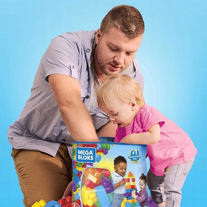 FISHER PRICE KLOCKI MEGA BLOKS 80 ELEMENTÓW 1+