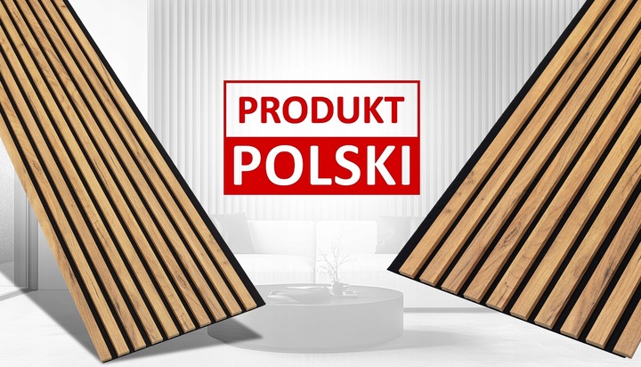 Lamele ścienne na Płycie Dąb Wotan Panel Panele POLSKIE PREMIUM - 275x46 cm