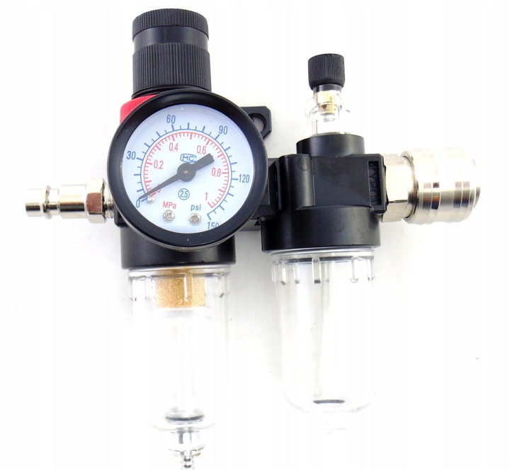 ODWADNIACZ FILTR POWIETRZA REDUKTOR NAOLEJACZ 1/4