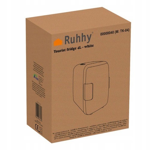 LODÓWKA TURYSTYCZNA 4L - BIAŁA