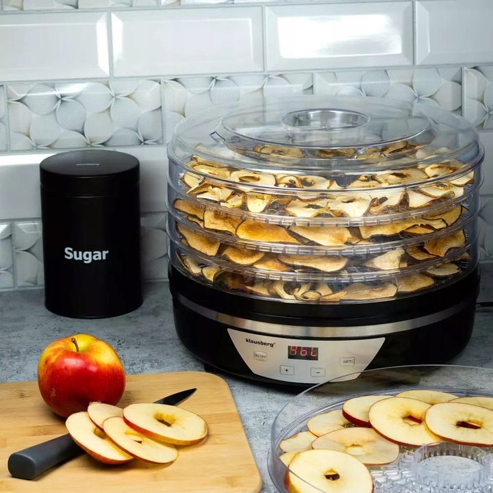 Suszarka Do OWOCÓW Grzybów Warzyw ZIÓŁ ZEGAR 7568