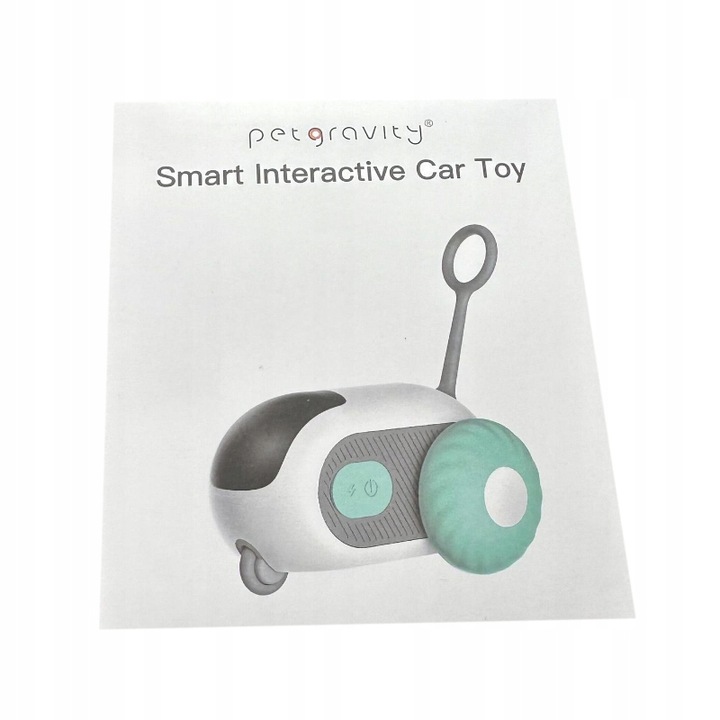 ZDALNIE STEROWANA ZABAWKA POJAZD MYSZ DLA KOTA INTERAKTYWNA NA PILOT AUTO