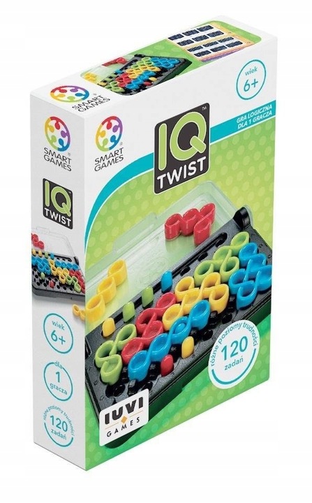 ZESTAW 4x SMART GAMES IQ FIT, TWIST, PUZZLER, SIX