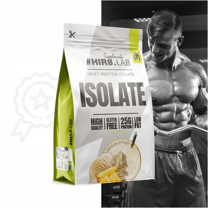 Izolat Białka BIAŁKO 700 g WPI ISO Whey Protein Isolate Ananas Hiro