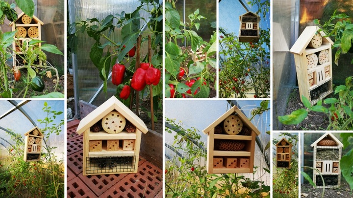 Hotele dla owadów Hotel dla owadów Domek dla owadów domki budka dla owadów