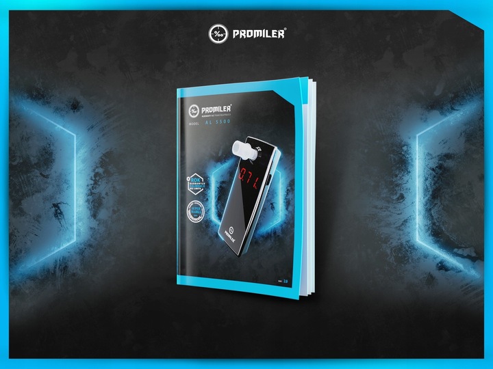 Alkomat PROMILER AL 5500 darmowy serwis 12 m-cy + kamizelka