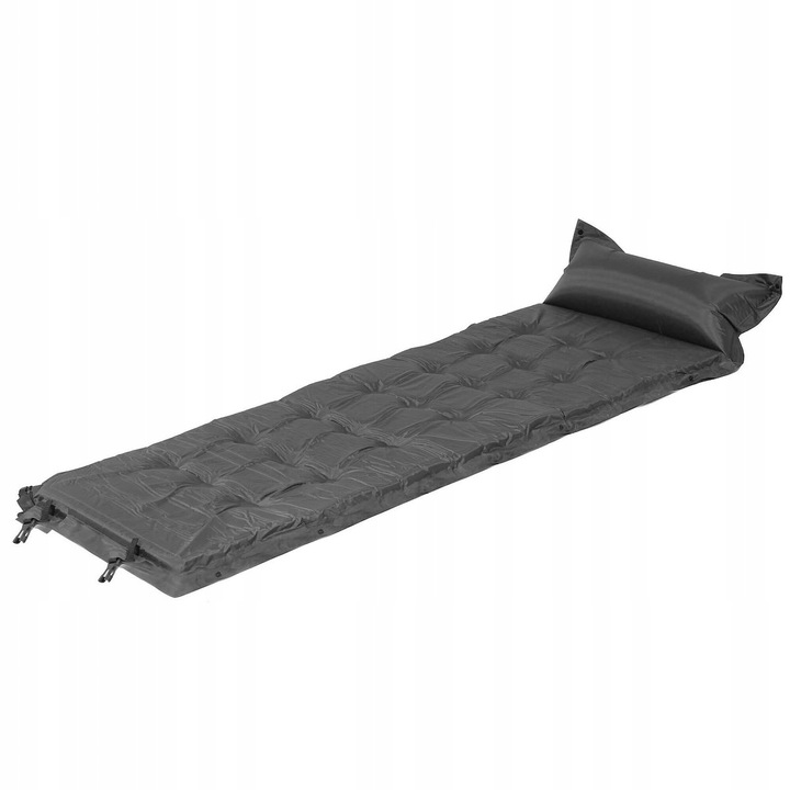 MATA SAMOPOMPUJĄCA KARIMATA 180x66 cm Z PODUSZKĄ GRUBA Z POKROWCEM MATERAC