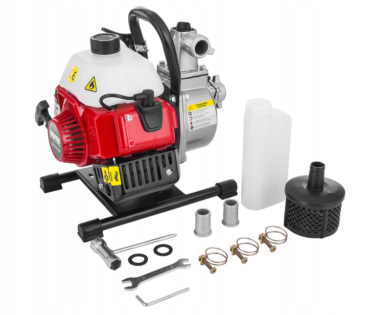 Pompa spalinowa SZYBKI ZASYS do wody motopompa 1 cal + olej 5,2km 18 000l/H