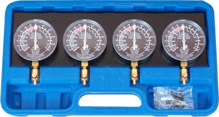 WAKUOMETR DO SYNCHRONIZACJI GAŹNIKÓW – MAX ZESTAW WSKAŹNIKÓW - WAKUOMETRÓW