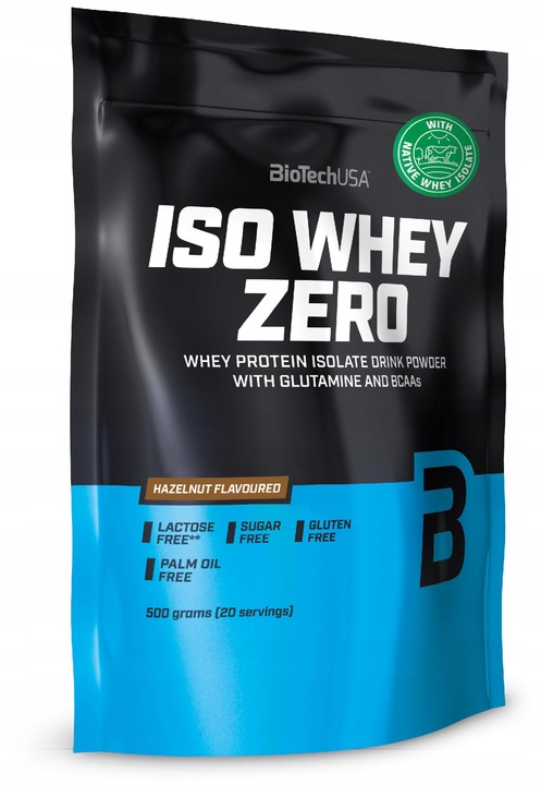 BIOTECH ISO WHEY ZERO 1000g PROTEIN ISOLATE WPI EAA 2x500g Sernik Cytrynowy