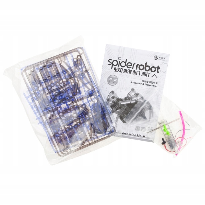 TG60705 ROBOT SOLARNY PAJĄK MODEL DO SKŁADANIA EDUKACYJNY POJAZDY SOLARNE R