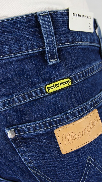 WRANGLER X PETER MAX JEANSY TAPERED BRYSON_W28 L32