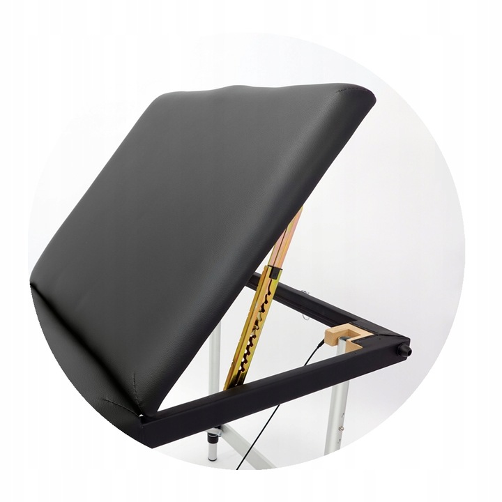 Łóżko Stół Masażu Składany Przenośny Aluminiowy 3 Segmentowy Leżanka