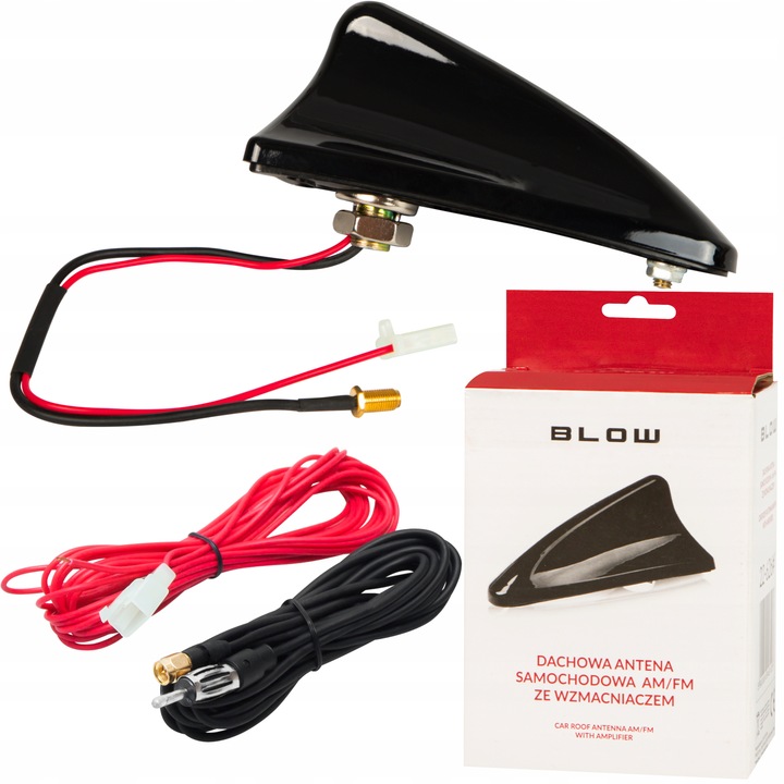 ANTENA SAMOCHODOWA PŁETWA REKINA SHARK WZMACNIACZ