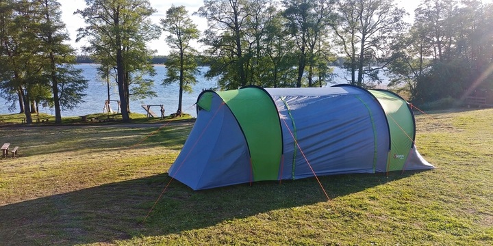 Namiot 4 Osobowy 2 sypialnie Przedsionek Tropik 3000mm Turystyczny