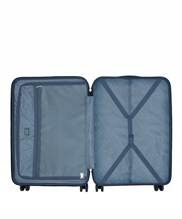 Walizka Średnia Podróżna Na Kółkach Poliwęglan PUCCINI Granatowa PC032B-7a