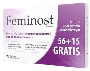 Feminost , nietrzymanie moczu, 56tabl. + 15tabl. GRATIS