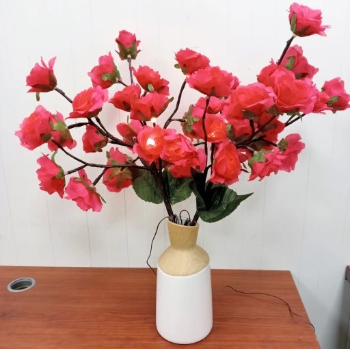 Lampki Ogrodowe LED Krzew Róży 2 szt, 40 Diod