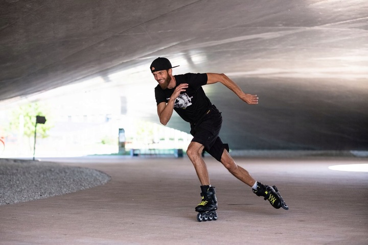 LesznoOkrężna10A! Nowe Rolki Rollerblade RB Cruiser 25,0 Black Yellow Cena!
