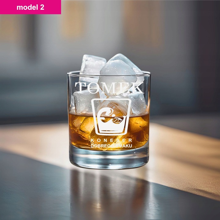 Prezent na 30 40 50 Urodziny Szklanki do Whisky z Personalizowanym Grawerem