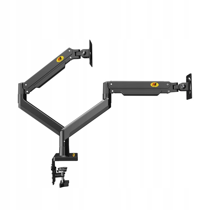 Regulowany Uchwyt Biurkowy na Dwa Monitory 22'-32'