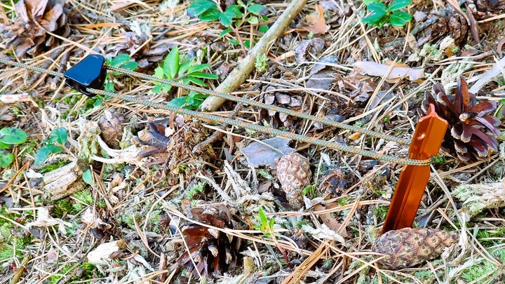 Płachta biwakowa wodoodporna turystyczna Bushmen Easy Tarp 3 x 3 m Green