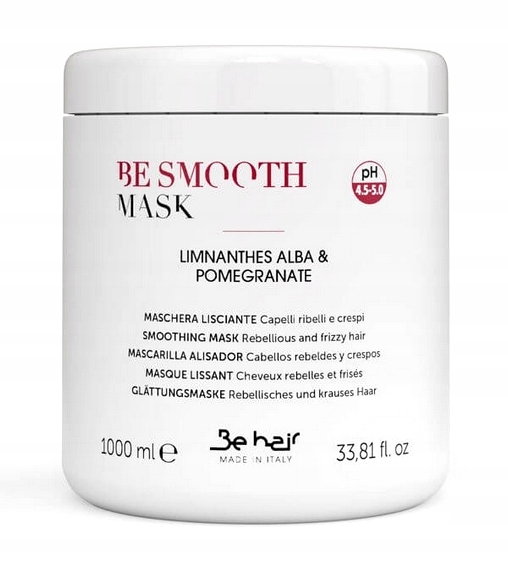 Be Hair Be Smooth Maska wygładzająca i nawilżająca 1000 ml