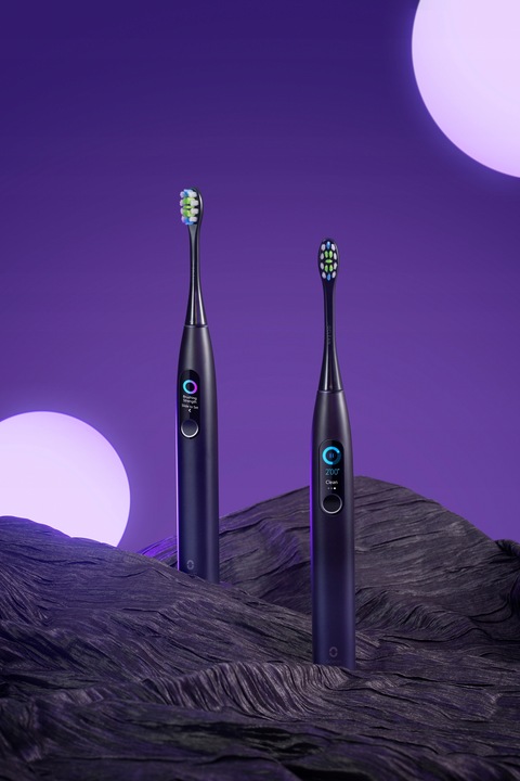 OCLEAN X Pro szczoteczka soniczna do zębów fiolet