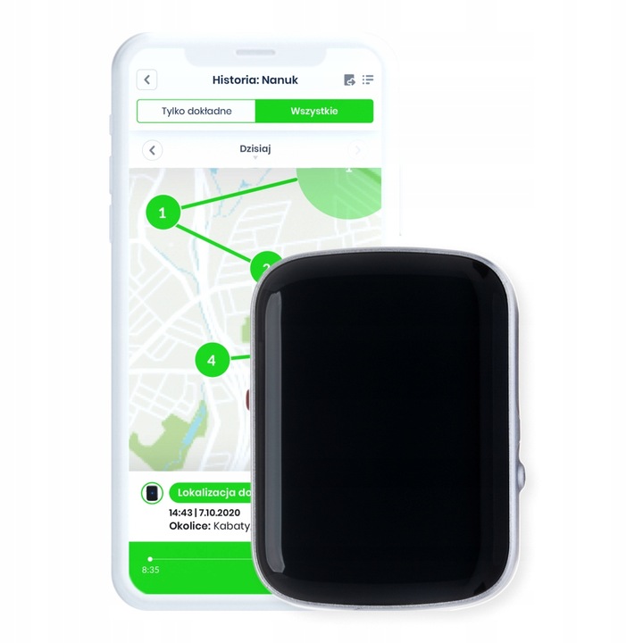 Bezpieczne Zwierzę LOKALIZATOR GPS DLA PSA KOTA APLIKACJA 1 miesiąc