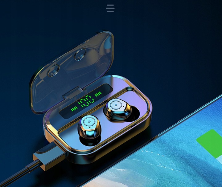 SŁUCHAWKI BEZPRZEWODOWE DOUSZNE Z MIKROFONEM M7 PRO SPORTOWE do IOS ANDROID