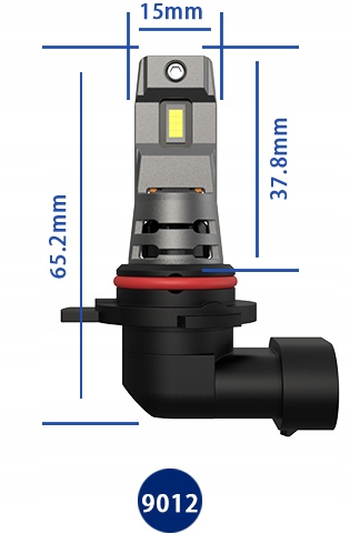 ŻARÓWKI LED i7s HIR2 9012 CSP LIGHT +400% EMC E11 RETRIFY