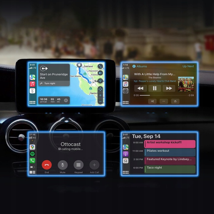 Bezprzewodowy Adapter Mini USB CarPlay do iPhone iOS