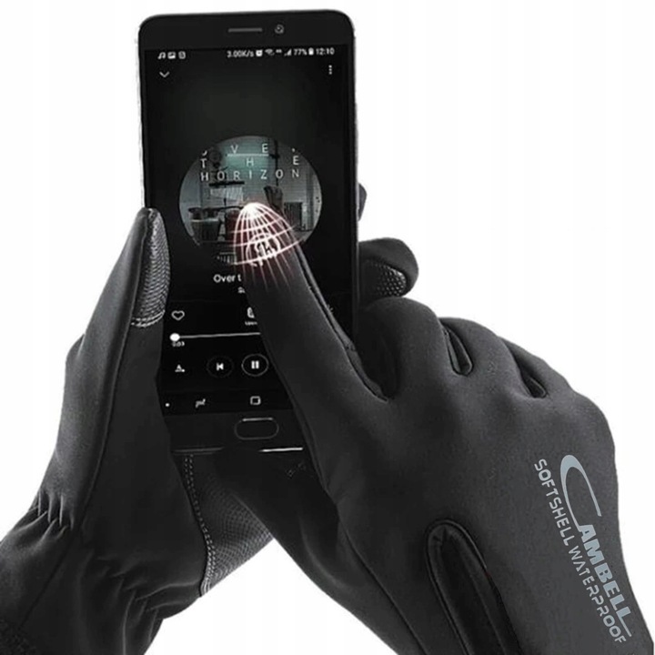 Rękawice Softshell Dotyk Narty Biegowe Rower XXL