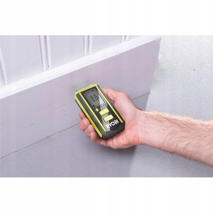 RYOBI MIERNIK WILGOTNOŚCI WILGOTNOŚCIOMIERZ DREWNA BETONU LED RBPINMM1