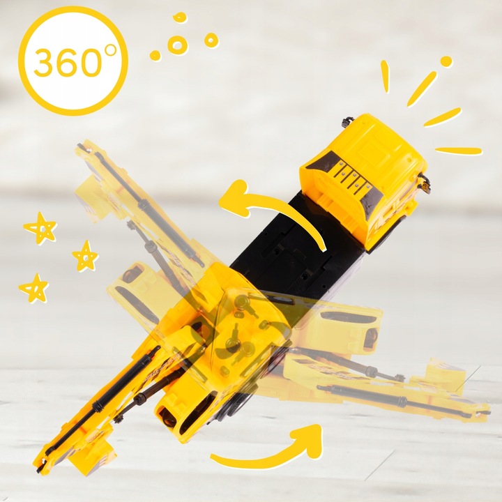 CIĘŻARÓWKA SAMOCHÓD KOPARKA RC ZDALNIE STEROWANY AUTO NA PILOTA DLA DZIECI