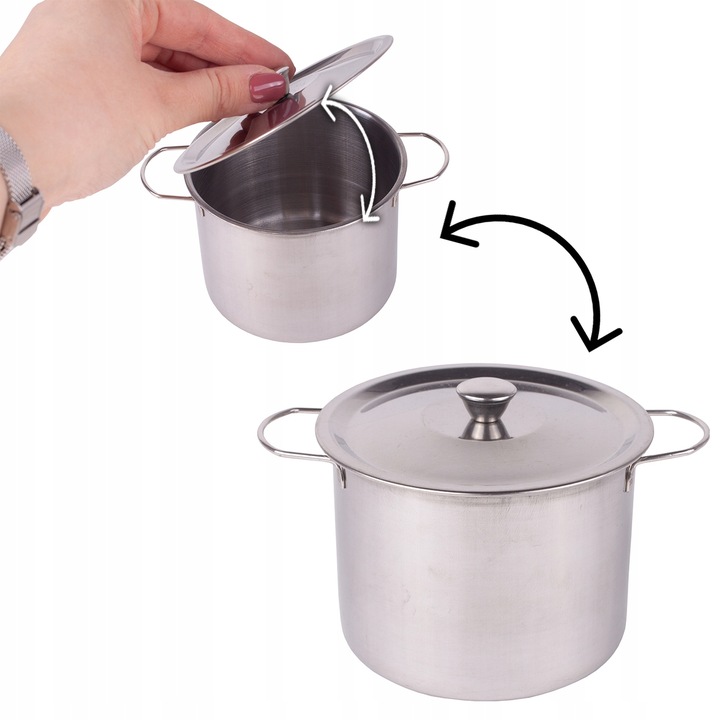 ZESTAW KUCHENNY KUCHARKI DO GOTOWANIA METALOWE GARNKI FARTUSZEK DLA DZIECI